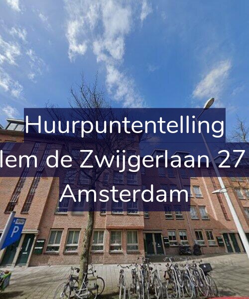 Foto gevel Huurpuntentelling voor Willem de Zwijgerlaan 271-A, Amsterdam