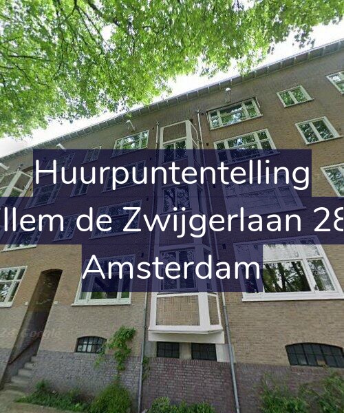 Foto gevel Huurpuntentelling voor Willem de Zwijgerlaan 28-1, Amsterdam