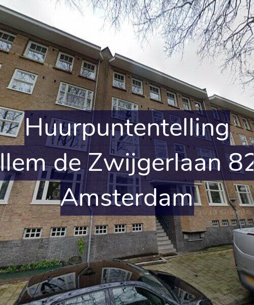 Foto gevel Huurpuntentelling voor Willem de Zwijgerlaan 82-H, Amsterdam