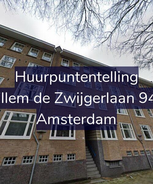 Foto gevel Huurpuntentelling voor Willem de Zwijgerlaan 94-2, Amsterdam