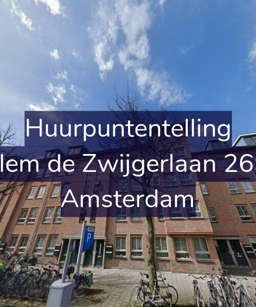 Foto gevel Huurpuntentelling voor Willem de Zwijgerlaan 269-B, Amsterdam