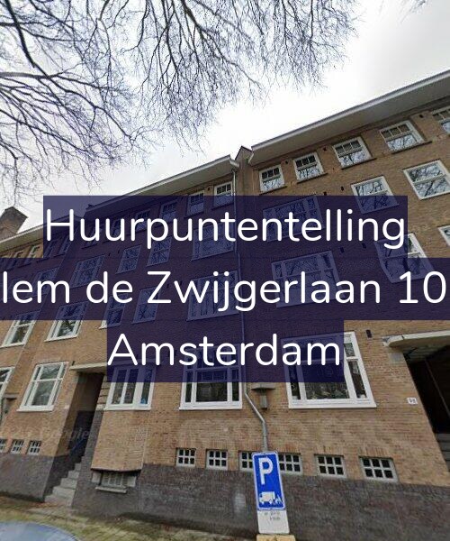 Foto gevel Huurpuntentelling voor Willem de Zwijgerlaan 100-1, Amsterdam