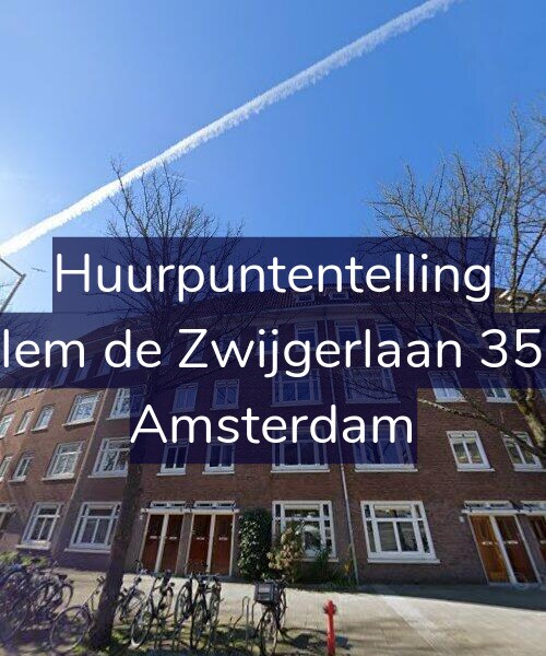 Foto gevel Huurpuntentelling voor Willem de Zwijgerlaan 351-3, Amsterdam