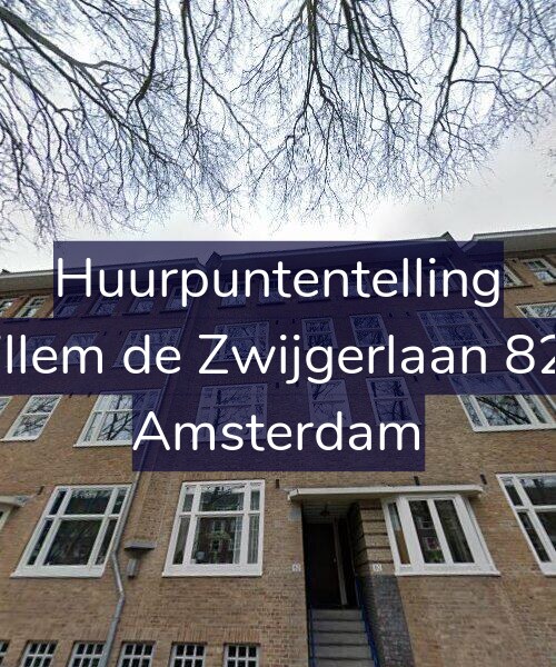 Foto gevel Huurpuntentelling voor Willem de Zwijgerlaan 82-3, Amsterdam