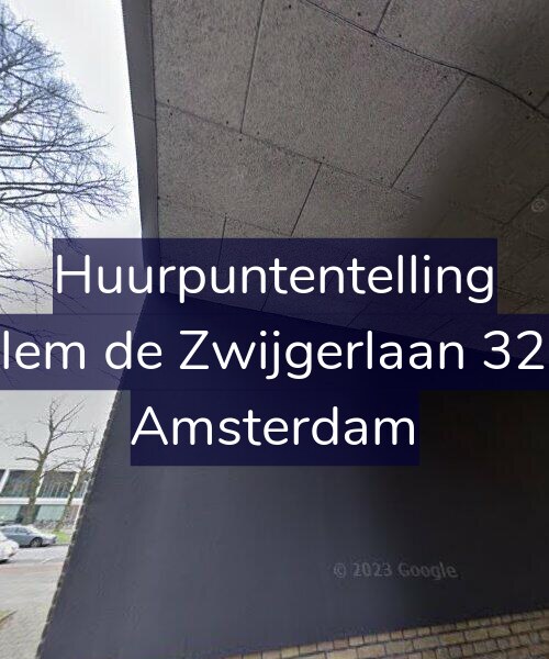 Foto gevel Huurpuntentelling voor Willem de Zwijgerlaan 321-3, Amsterdam