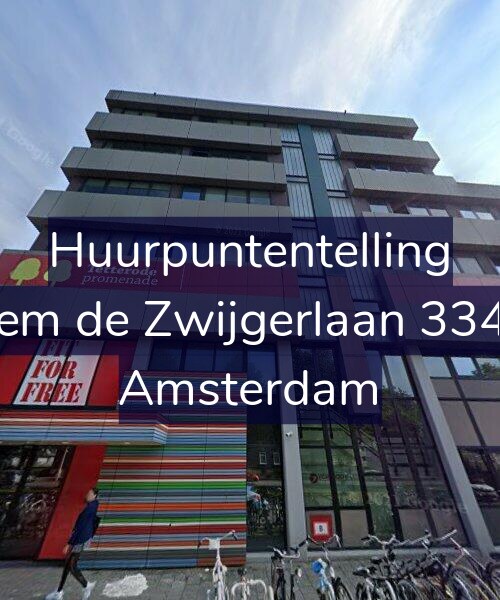 Foto gevel Huurpuntentelling voor Willem de Zwijgerlaan 334-D2, Amsterdam