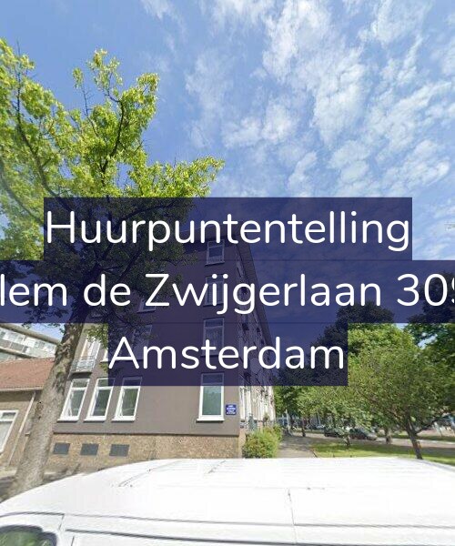 Foto gevel Huurpuntentelling voor Willem de Zwijgerlaan 309-H, Amsterdam