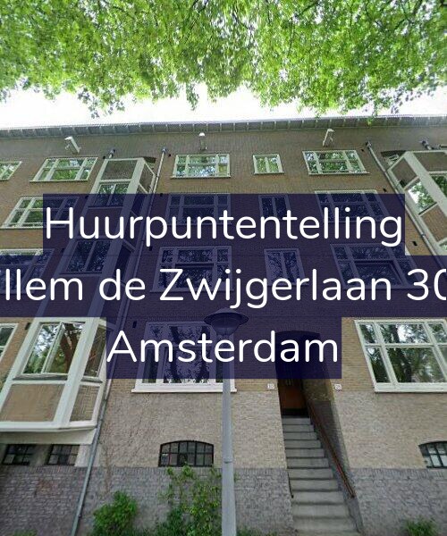 Foto gevel Huurpuntentelling voor Willem de Zwijgerlaan 30-1, Amsterdam