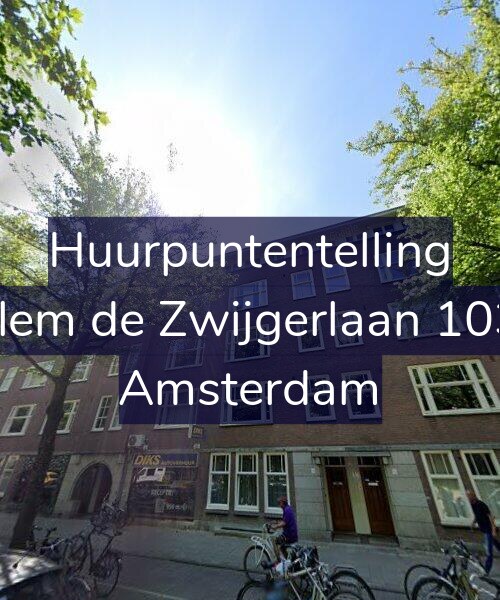 Foto gevel Huurpuntentelling voor Willem de Zwijgerlaan 103-H, Amsterdam