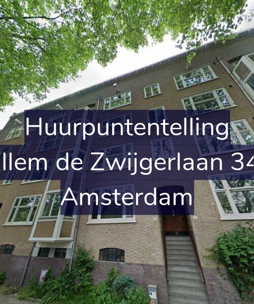 Foto gevel Huurpuntentelling voor Willem de Zwijgerlaan 34-1, Amsterdam