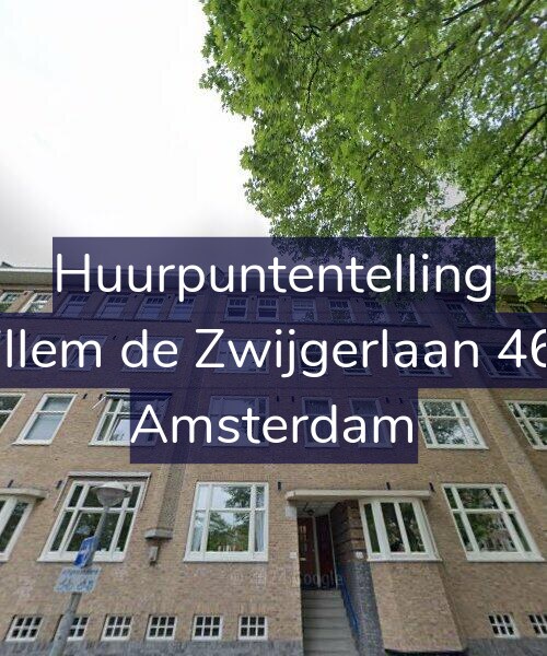 Foto gevel Huurpuntentelling voor Willem de Zwijgerlaan 46-2, Amsterdam