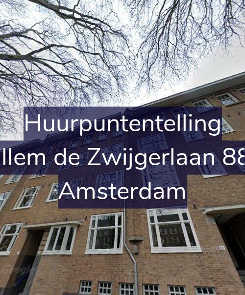 Foto gevel Huurpuntentelling voor Willem de Zwijgerlaan 88-2, Amsterdam