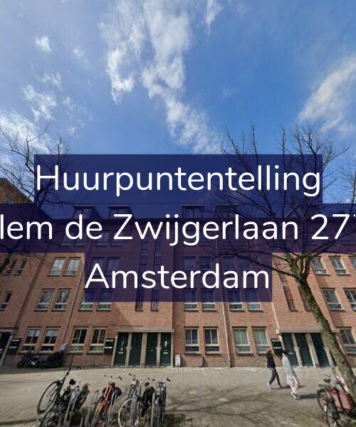 Foto gevel Huurpuntentelling voor Willem de Zwijgerlaan 277-D, Amsterdam