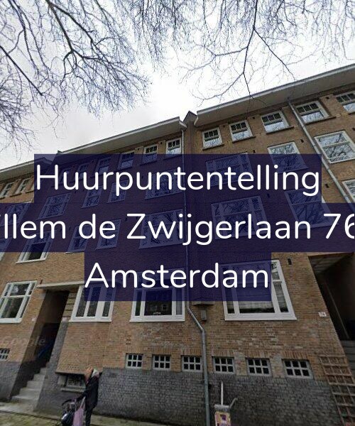 Foto gevel Huurpuntentelling voor Willem de Zwijgerlaan 76-1, Amsterdam