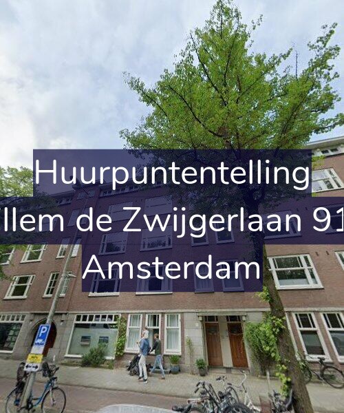 Foto gevel Huurpuntentelling voor Willem de Zwijgerlaan 91-1, Amsterdam