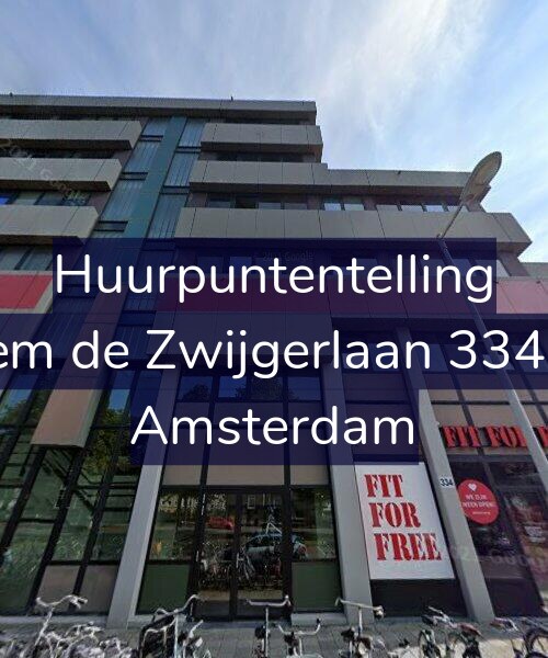 Foto gevel Huurpuntentelling voor Willem de Zwijgerlaan 334-E13, Amsterdam