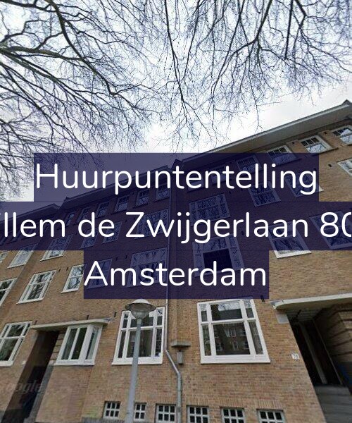Foto gevel Huurpuntentelling voor Willem de Zwijgerlaan 80-2, Amsterdam
