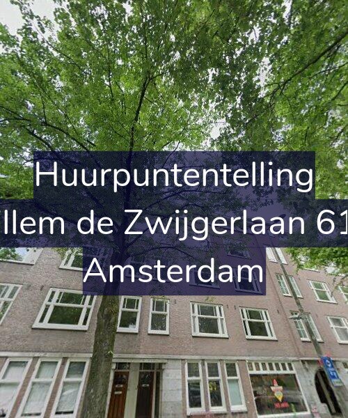 Foto gevel Huurpuntentelling voor Willem de Zwijgerlaan 61-3, Amsterdam