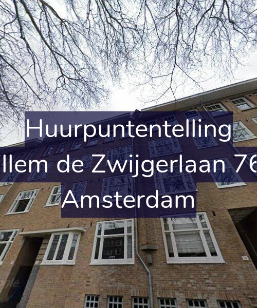 Foto gevel Huurpuntentelling voor Willem de Zwijgerlaan 76-3, Amsterdam