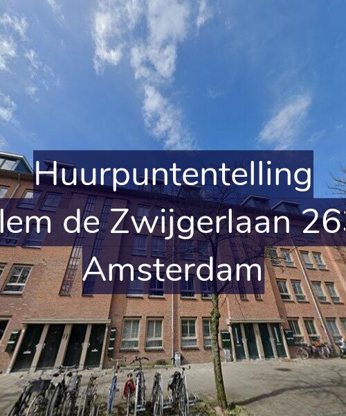 Foto gevel Huurpuntentelling voor Willem de Zwijgerlaan 263-D, Amsterdam