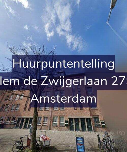 Foto gevel Huurpuntentelling voor Willem de Zwijgerlaan 279-B, Amsterdam