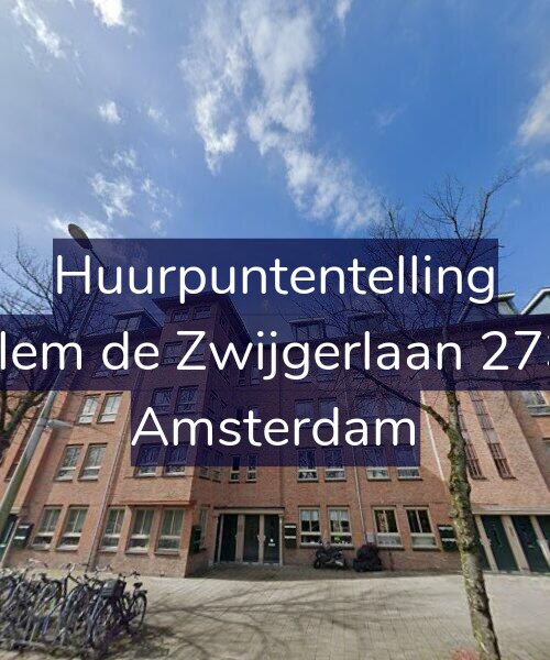 Foto gevel Huurpuntentelling voor Willem de Zwijgerlaan 273-A, Amsterdam