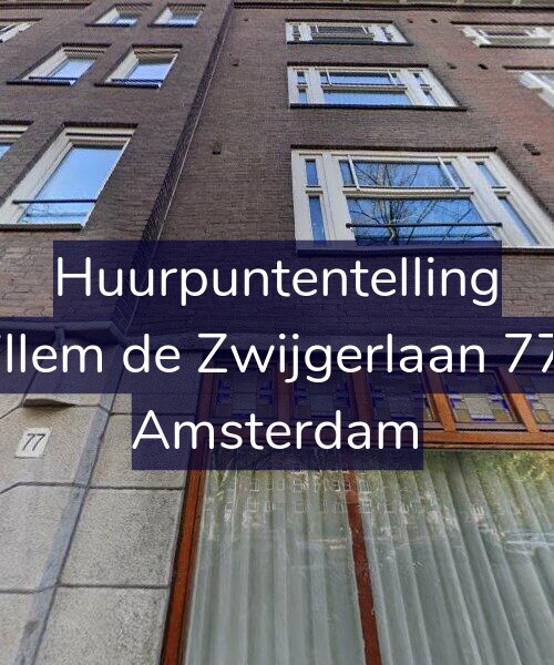 Foto gevel Huurpuntentelling voor Willem de Zwijgerlaan 77-3, Amsterdam