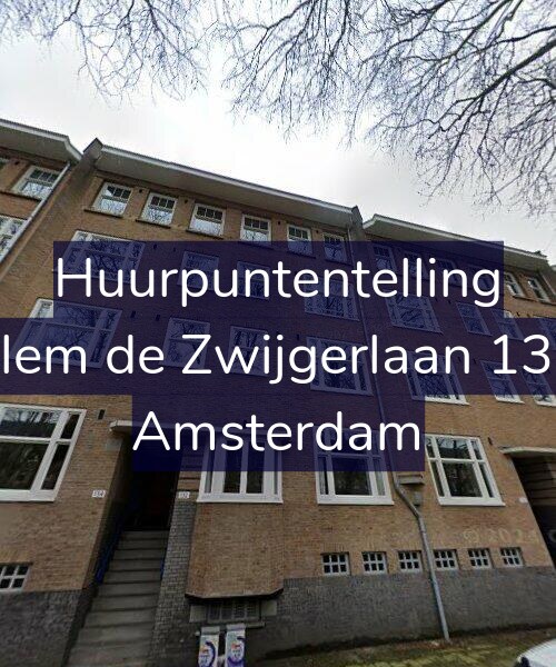 Foto gevel Huurpuntentelling voor Willem de Zwijgerlaan 132-3, Amsterdam
