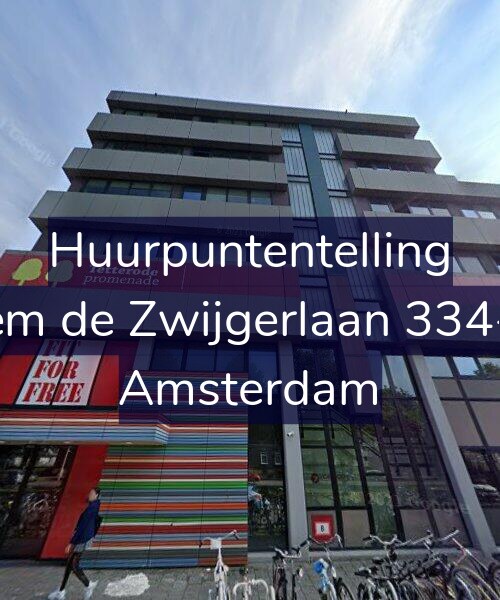 Foto gevel Huurpuntentelling voor Willem de Zwijgerlaan 334-D21, Amsterdam