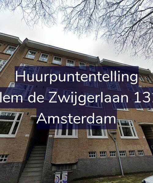 Foto gevel Huurpuntentelling voor Willem de Zwijgerlaan 132-H, Amsterdam