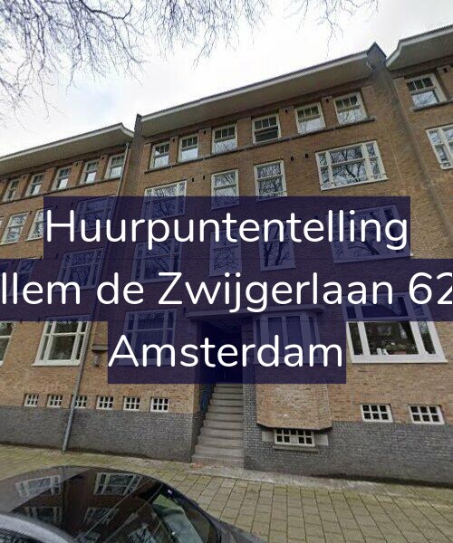Foto gevel Huurpuntentelling voor Willem de Zwijgerlaan 62-H, Amsterdam