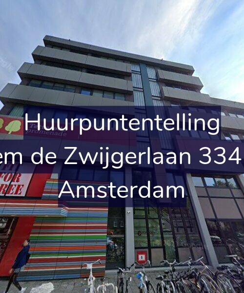Foto gevel Huurpuntentelling voor Willem de Zwijgerlaan 334-C25, Amsterdam