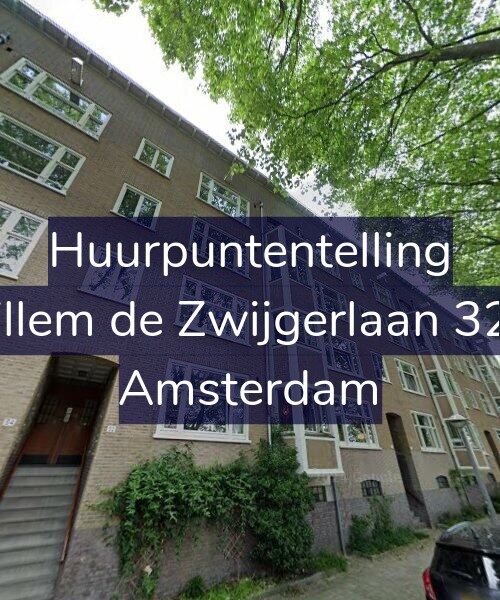 Foto gevel Huurpuntentelling voor Willem de Zwijgerlaan 32-1, Amsterdam
