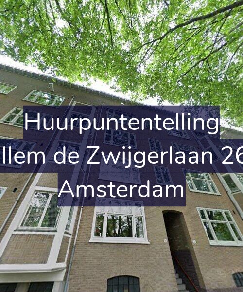 Foto gevel Huurpuntentelling voor Willem de Zwijgerlaan 26-3, Amsterdam