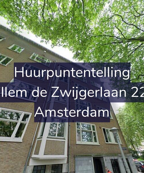 Foto gevel Huurpuntentelling voor Willem de Zwijgerlaan 22-3, Amsterdam