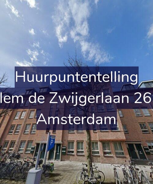 Foto gevel Huurpuntentelling voor Willem de Zwijgerlaan 269-C, Amsterdam
