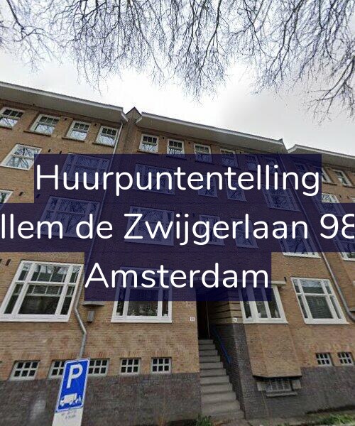 Foto gevel Huurpuntentelling voor Willem de Zwijgerlaan 98-H, Amsterdam