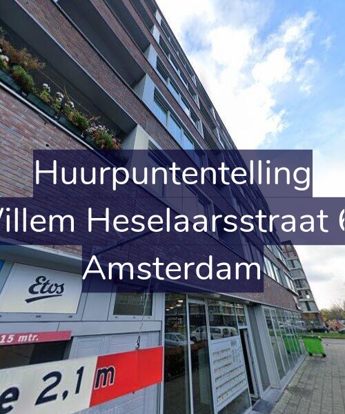 Foto gevel Huurpuntentelling voor Willem Heselaarsstraat 60, Amsterdam