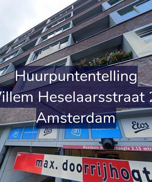 Foto gevel Huurpuntentelling voor Willem Heselaarsstraat 20, Amsterdam
