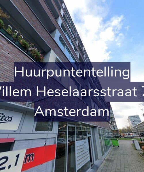 Foto gevel Huurpuntentelling voor Willem Heselaarsstraat 70, Amsterdam