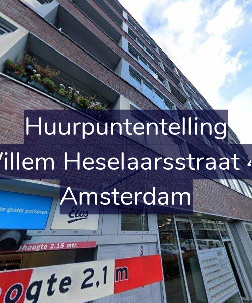 Foto gevel Huurpuntentelling voor Willem Heselaarsstraat 46, Amsterdam