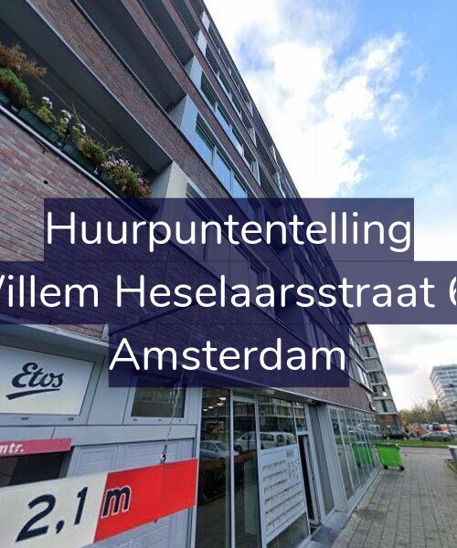 Foto gevel Huurpuntentelling voor Willem Heselaarsstraat 64, Amsterdam