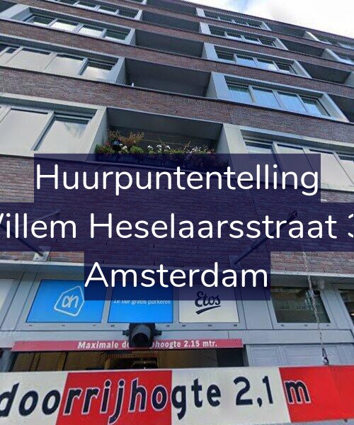 Foto gevel Huurpuntentelling voor Willem Heselaarsstraat 32, Amsterdam