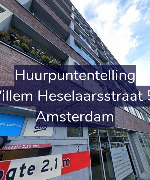 Foto gevel Huurpuntentelling voor Willem Heselaarsstraat 50, Amsterdam