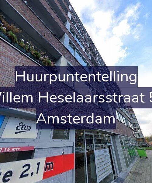 Foto gevel Huurpuntentelling voor Willem Heselaarsstraat 56, Amsterdam