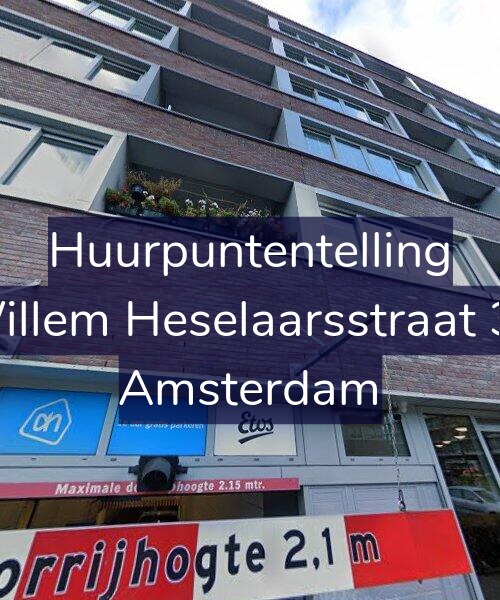 Foto gevel Huurpuntentelling voor Willem Heselaarsstraat 36, Amsterdam