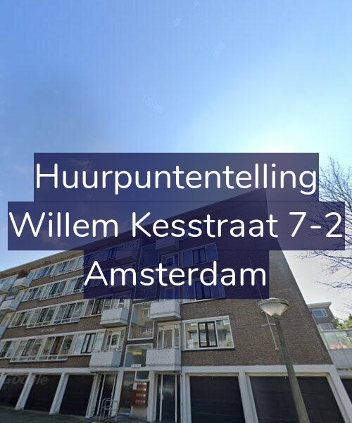 Foto gevel Huurpuntentelling voor Willem Kesstraat 7-2, Amsterdam