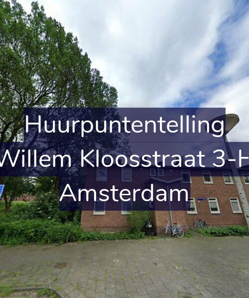 Foto gevel Huurpuntentelling voor Willem Kloosstraat 3-H, Amsterdam