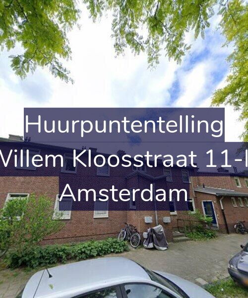 Foto gevel Huurpuntentelling voor Willem Kloosstraat 11-H, Amsterdam