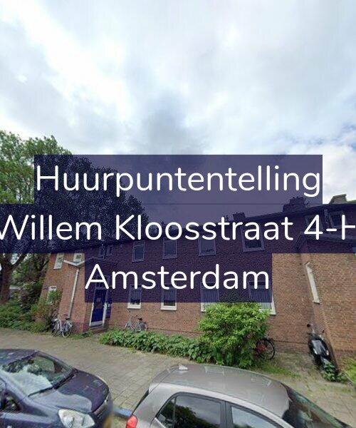 Foto gevel Huurpuntentelling voor Willem Kloosstraat 4-H, Amsterdam